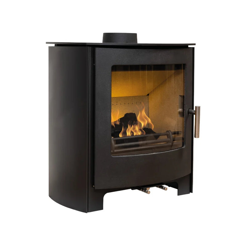 Load image into Gallery viewer, Mendip Churchill 8 SE Wood Burning Ecodesign Convection Stove side view