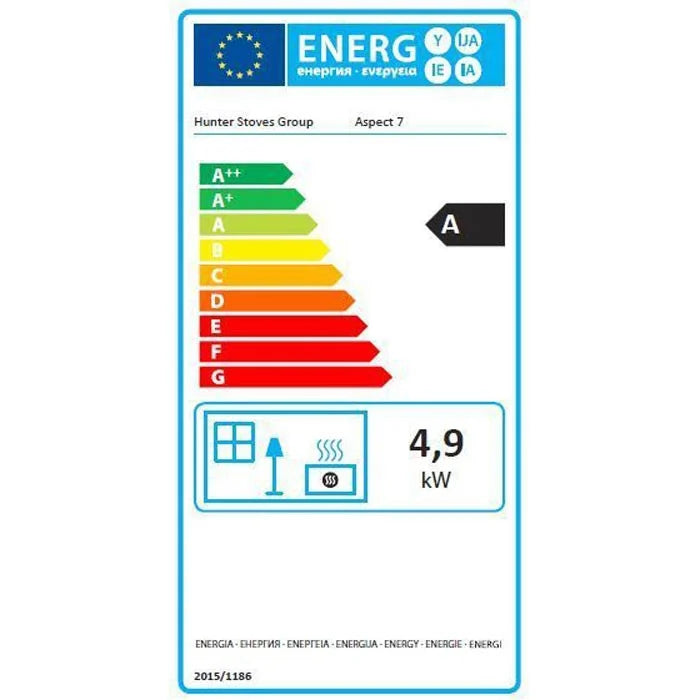 Load image into Gallery viewer, Parkray Aspect 7 Wood Burning Ecodesign Stove energy rating