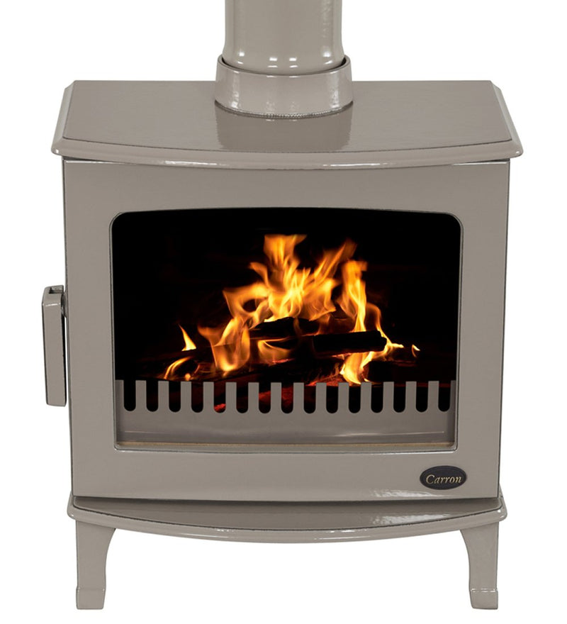 Load image into Gallery viewer, Carron 5Kw Antique Enamel Wood Burning Ecodesign Stove