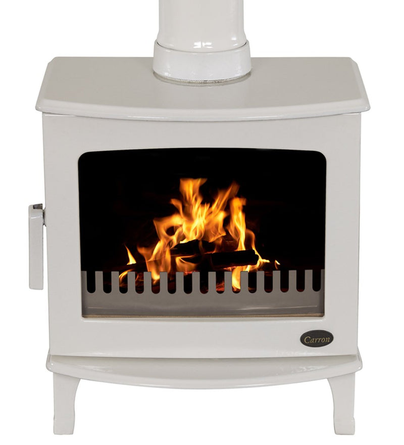 Load image into Gallery viewer, Carron 5Kw Cream Enamel Wood Burning Ecodesign Stove