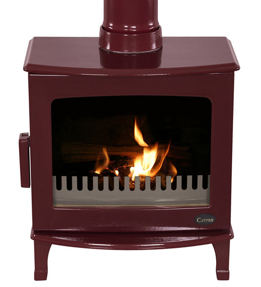 Carron 5Kw Red Enamel Wood Burning Ecodesign Stove