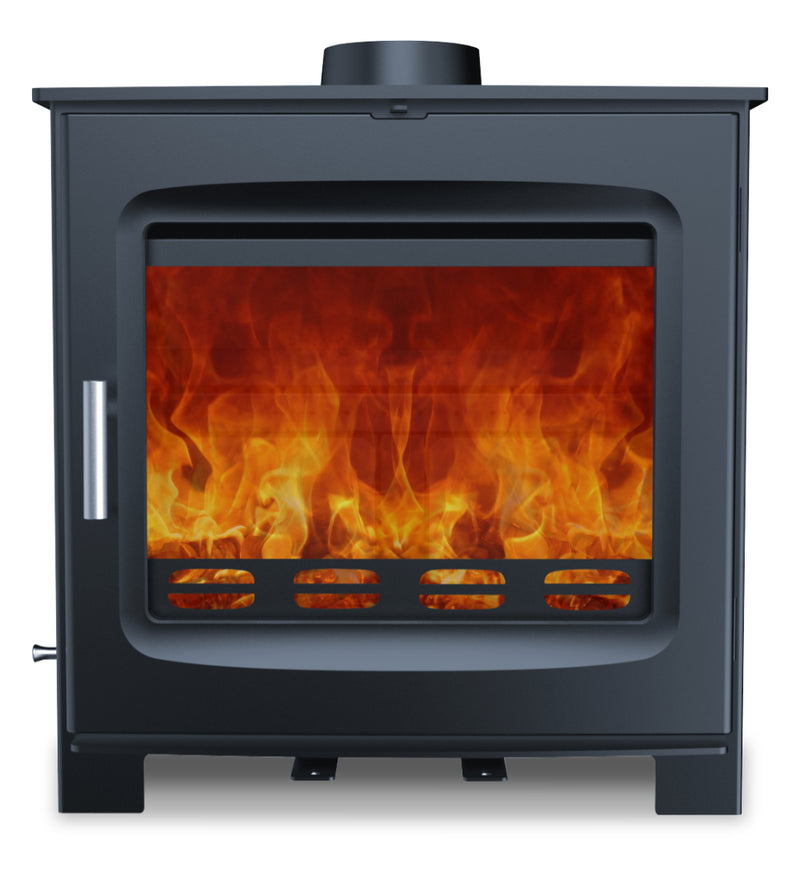 Load image into Gallery viewer, Woodford Axon Chadwick 12 Multifuel Wood Burning Stove front view