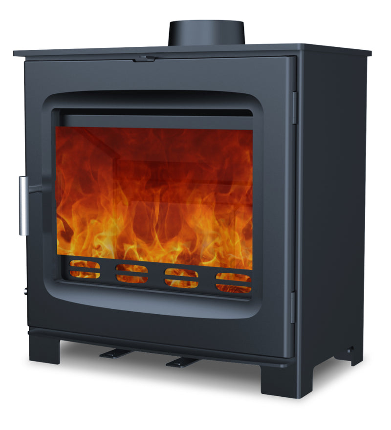 Load image into Gallery viewer, Woodford Axon Chadwick 12 Multifuel Wood Burning Stove side view