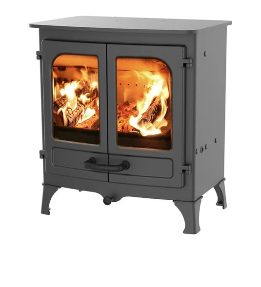Charnwood Island One Wood Burning / Multifuel Ecodesign Stove side view