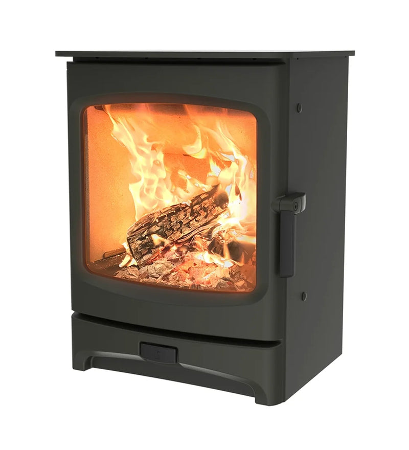Load image into Gallery viewer, Charnwood Aire 5 Wood Burning Ecodesign Stove side view