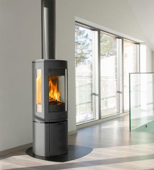 Jotul F 378 Advance Wood Burning Ecodesign Stove installed in house