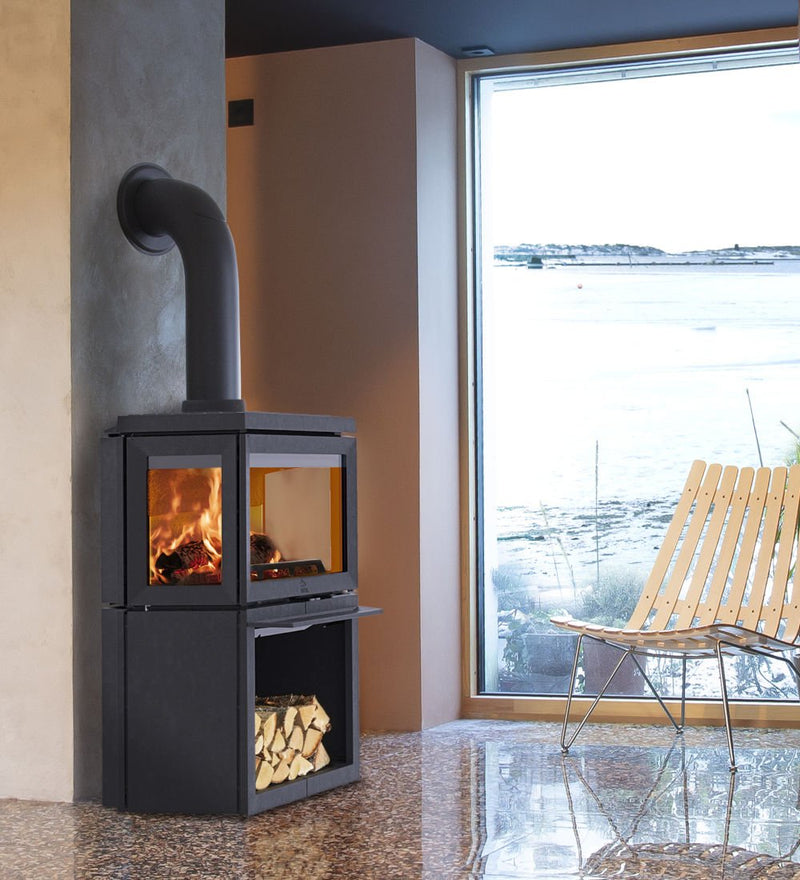 Load image into Gallery viewer, Jotul F 620 B Wood Burning Ecodesign Stove side view