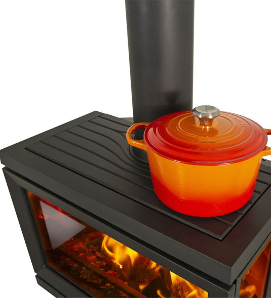 Jotul F 620 P Wood Burning Ecodesign Stove pot on the top