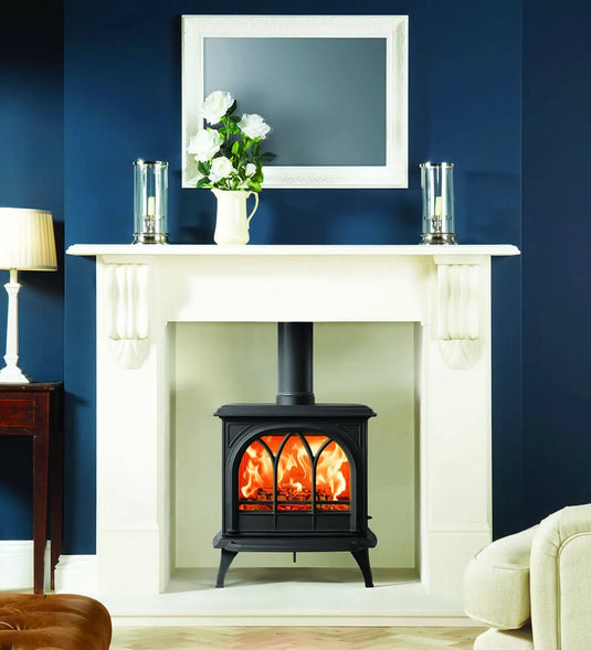 Stovax Huntingdon 30 Wood Burning / Multifuel Ecodesign Stove - Arched Door