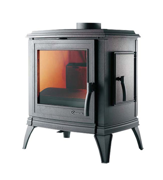 Invicta Sedan M 10kW Wood Burning Ecodesign Stove in black colour