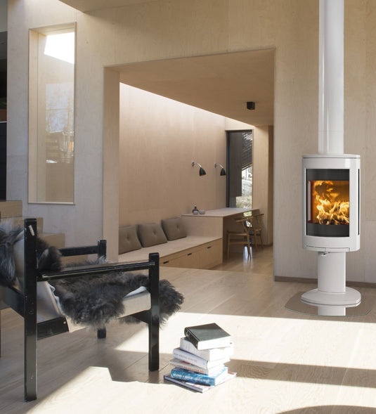 Jotul F 373 Advance White Enamel Wood Burning Ecodesign Stove