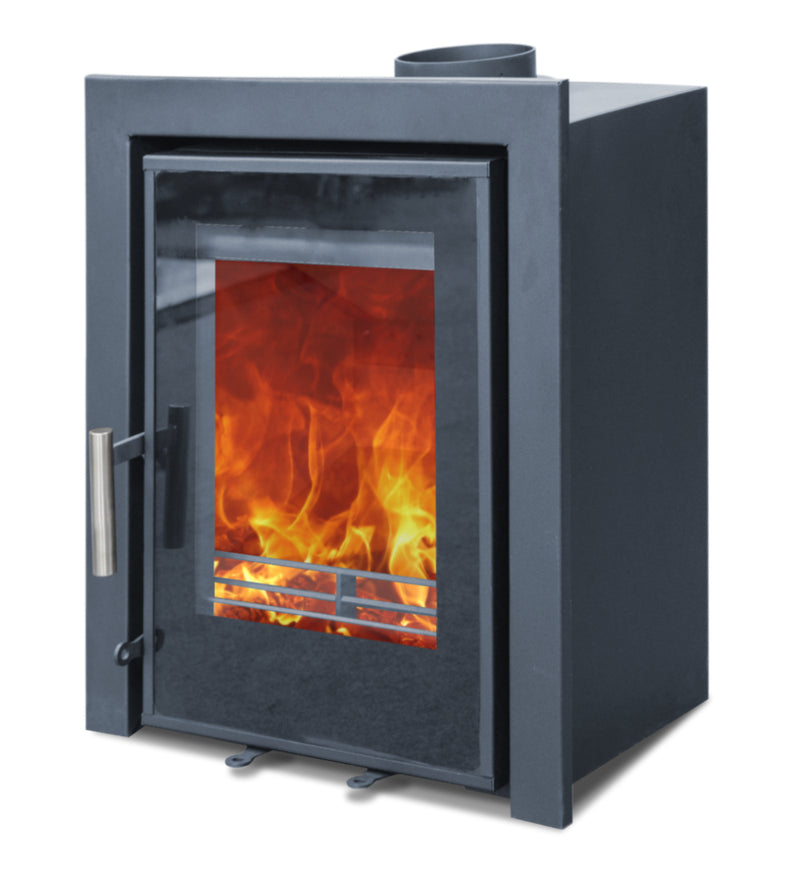 Load image into Gallery viewer, Woodford Lovell C400 Inset Wood Burning Stove side view