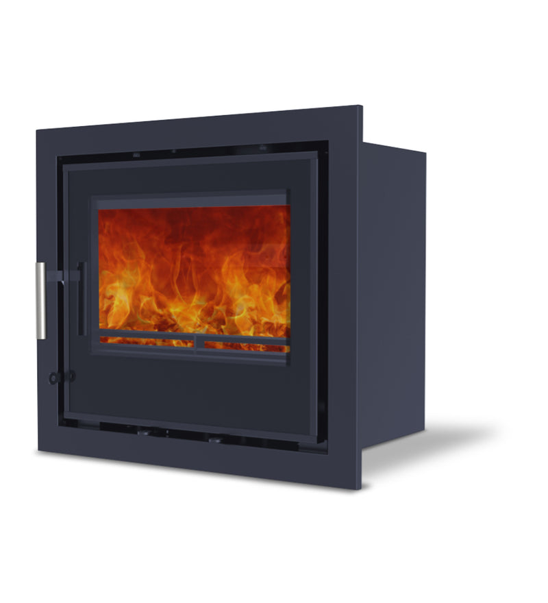 Load image into Gallery viewer, Woodford Lovell C500 Inset Wood Burning Stove side view