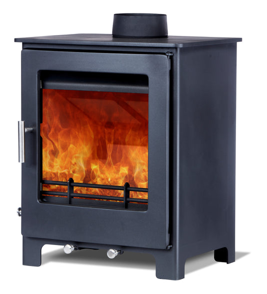 Woodford Lowry 5XL Multifuel Wood Burning Stove side view