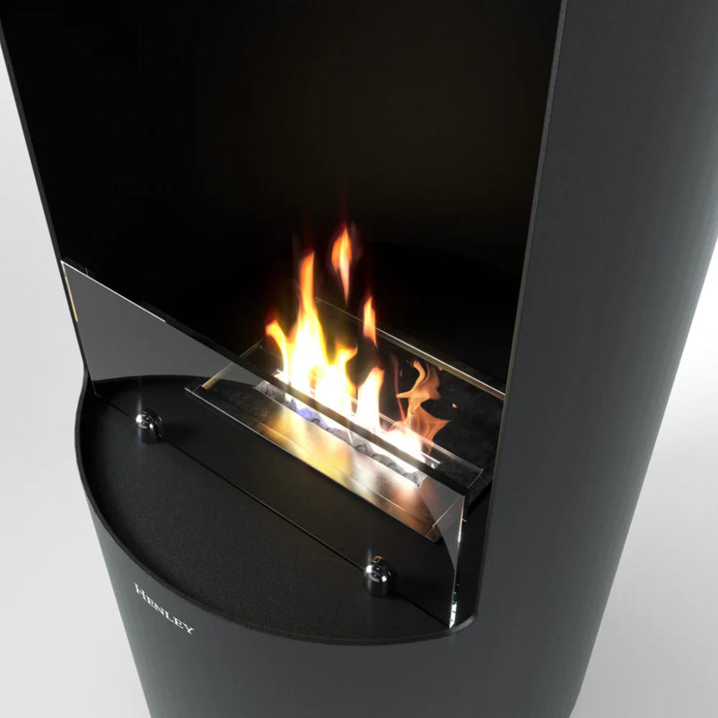 Load image into Gallery viewer, Henley Paris Black Freestanding Bioethanol Stove