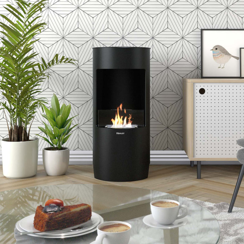 Load image into Gallery viewer, Henley Paris Black Freestanding Bioethanol Stove