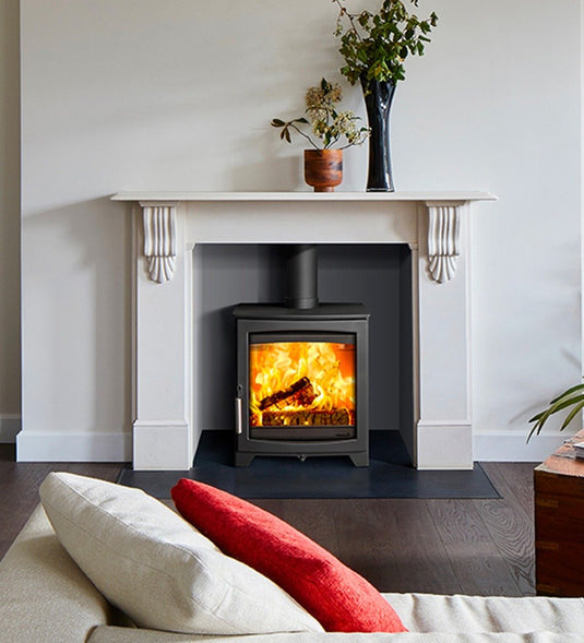 Parkray Aspect 6 Wood Burning Ecodesign Stove in the living room