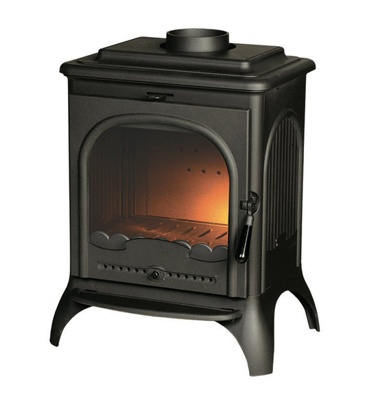 Invicta Seville 2 7kW Wood Burning Ecodesign Stove in black colour