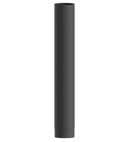 125mm Diameter - 1000mm Length - Stove Pipe - Matt Black