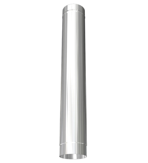 125mm Diameter - 1010mm Length - Stove Pipe - Stainless Steel