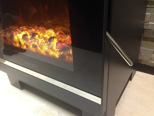 Celsi Electristove XD Glass 2 Electric Stove door handle