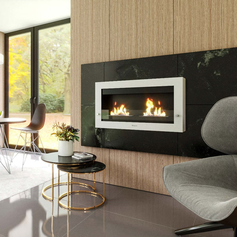 Load image into Gallery viewer, Henley Oslo Wall Mounted Bioethanol Stove side view
