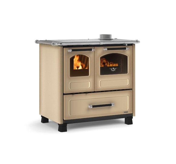 Load image into Gallery viewer, La Nordica Family 4.5 Wood Burning Range Cooker cappuccino
