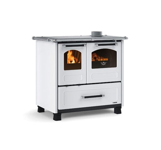 La Nordica Family 4.5 Wood Burning Range Cooker white