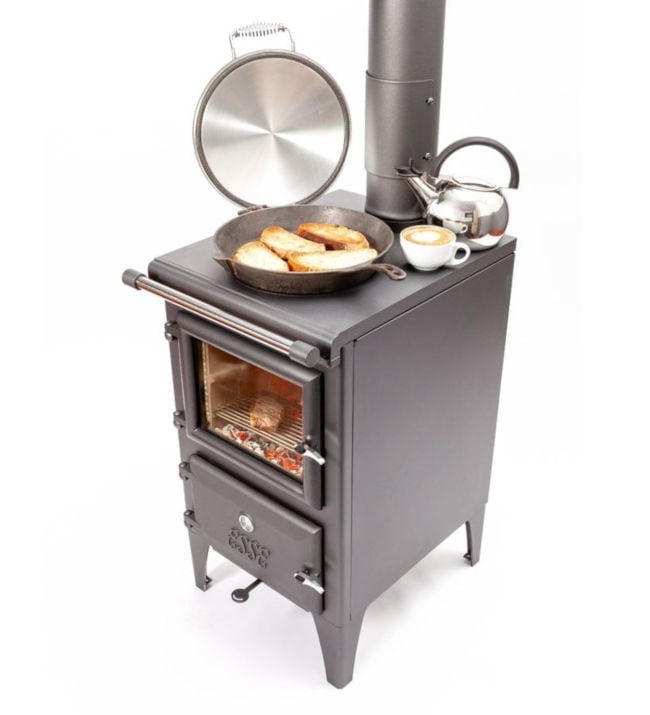 Load image into Gallery viewer, Esse Bakeheart Wood Burning Ecodesign Cook Stove top view
