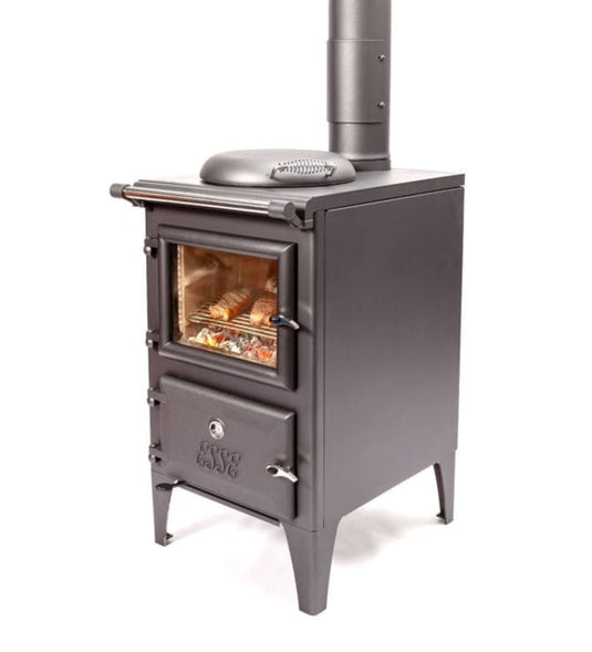 Esse Bakeheart Wood Burning Ecodesign Cook Stove side view