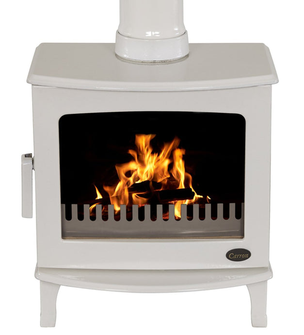 Carron 5Kw Cream Enamel Wood Burning Ecodesign Stove