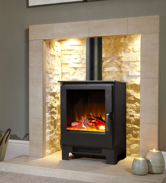 Celsi Electristove VR Arundel Electric Stove with flue