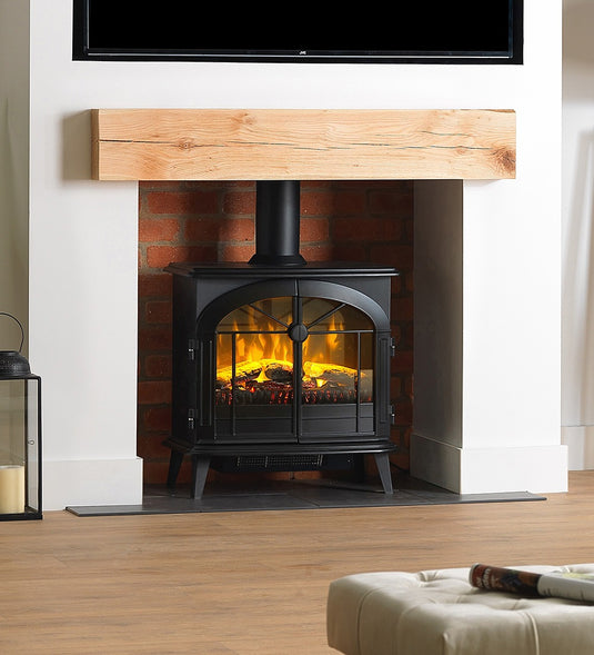 Dimplex Leckford Black Electric Stove