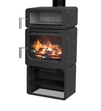 Ekol Baked Pumpkin Stack Multifuel Wood Burning Ecodesign Stove