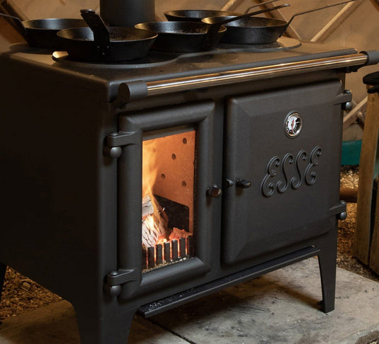 Esse Lightheart Wood Burning Ecodesign Range Cooker side view