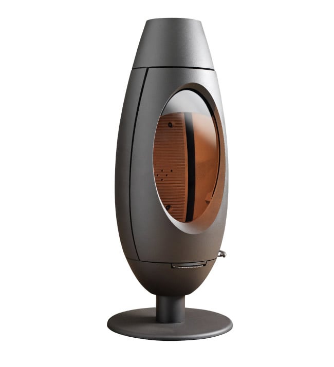 Load image into Gallery viewer, Invicta Ove 10kW Wood Burning Ecodesign Stove side view
