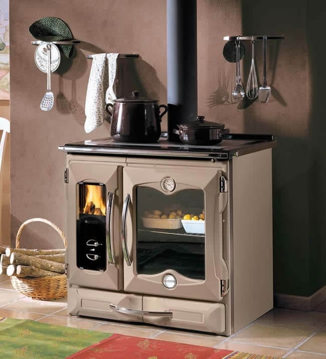 Load image into Gallery viewer, La Nordica Suprema Wood Burning Range Cooker white
