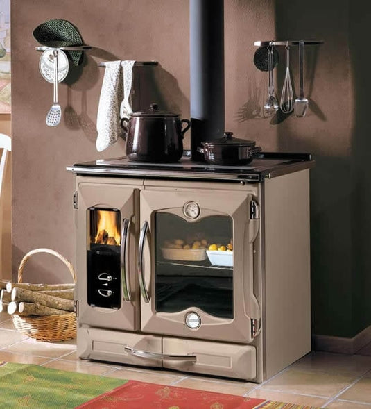 La Nordica Suprema Wood Burning Range Cooker white
