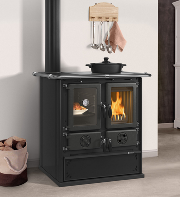 La Nordica Rosetta Sinistra 5.0 Steel Wood Burning Range Cooker