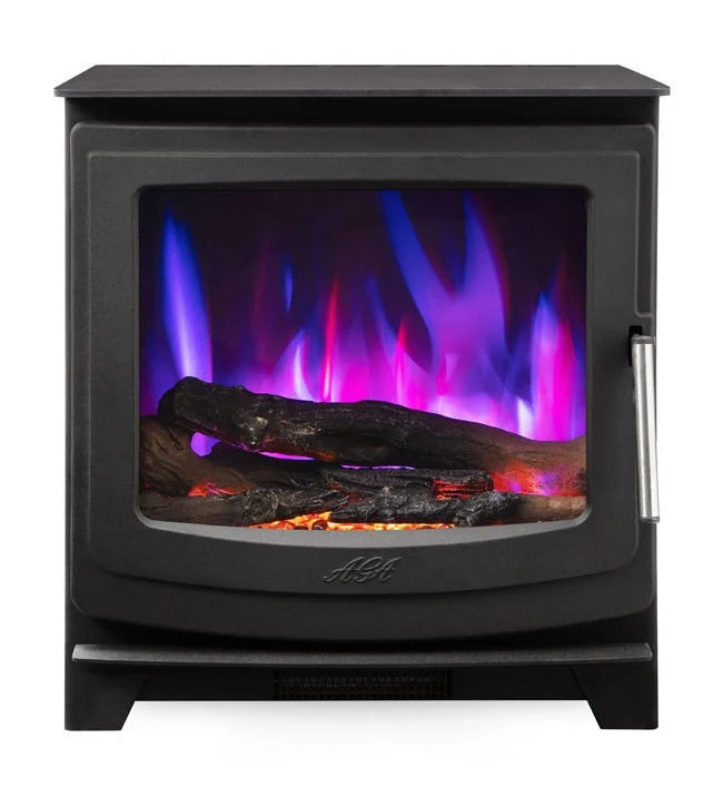 AGA Ellesmere EC5W Wide Electric Stove blue flames