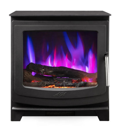 AGA Ellesmere EC5W Wide Electric Stove blue flames