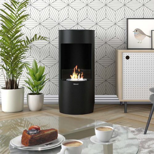 Henley Paris Black Freestanding Bioethanol Stove