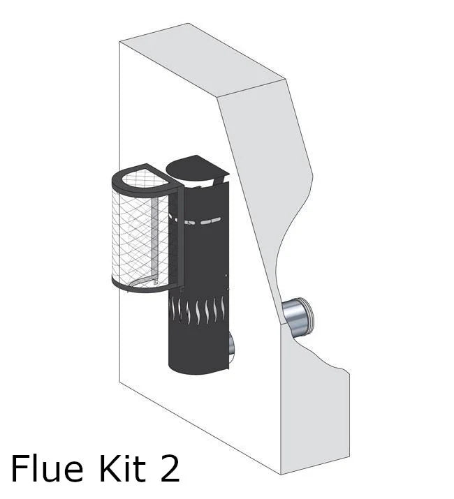 AGA Ludlow Balanced Flue Gas Stove flue kit