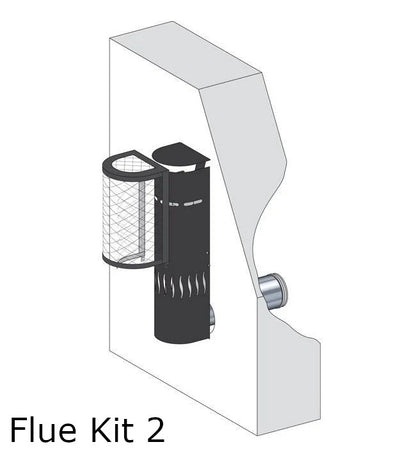 AGA Ludlow Balanced Flue Gas Stove flue kit