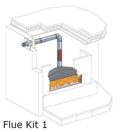 AGA Ludlow Balanced Flue Gas Stove flue kit